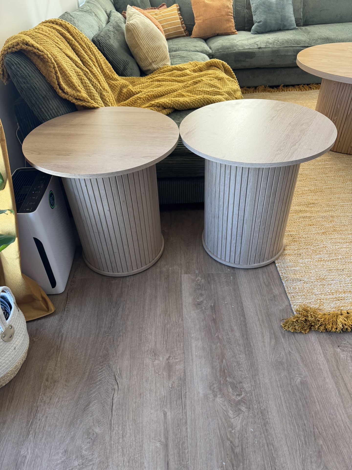 Two Pedestal End Tables (Brand New from Wayfair)
