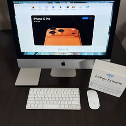 Apple iMac All In One Desktop Computer Bundle Very Slim And Sleek Nice LOOK