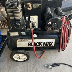 Sanborn Black Max Air Compressor 9 Pieces