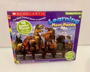 Scholastic Learning Floor Puzzle 48 piece Dinosaurs