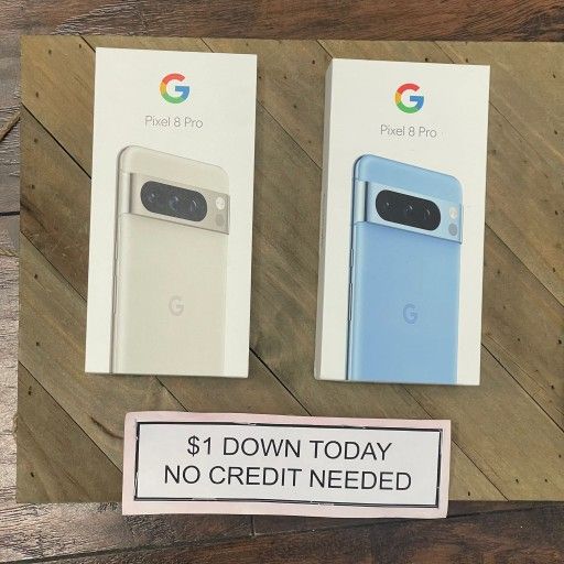 New Google Pixel 8 Pro - Payments Available - Pay $1 Down To take It home