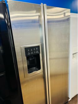 GE PROFILE side by side refrigerator