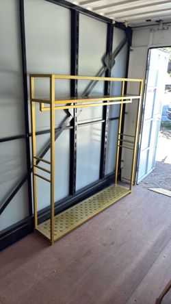 Gold Metal Rack From IKEA