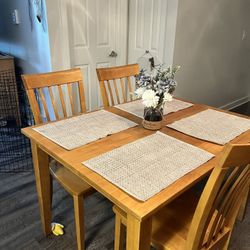 Table And 4 Chairs 