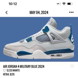 Nike Air Jordan 4 “Military Blue”