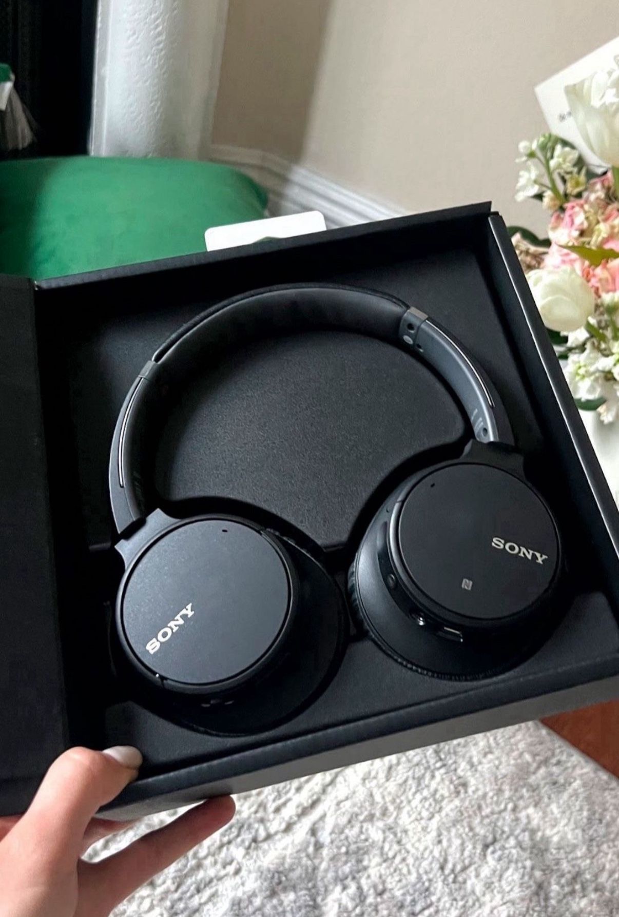 Sony Noise Cancelling Headphones WHCH70ON: Wireless Headset with Mic