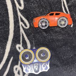 Vintage remote control car orange hemi 49mhz battery operated FCC SLP49MHz00170