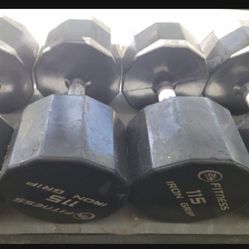 115 Bls Iron Grips Dumbbells 
