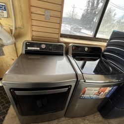Lg Set Washer Dryer Electric 