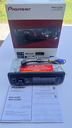 Pioneer MVH-S23BT Stereo Single DIN Bluetooth In-Dash USB MP3 Auxiliary AM / FM