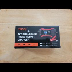 Car Battery Charger, 12V 6A Battery Charger, Trickle Charger,  and Battery Maintainer for Lead-Acid Battery Charging and Maintenance. Brand New