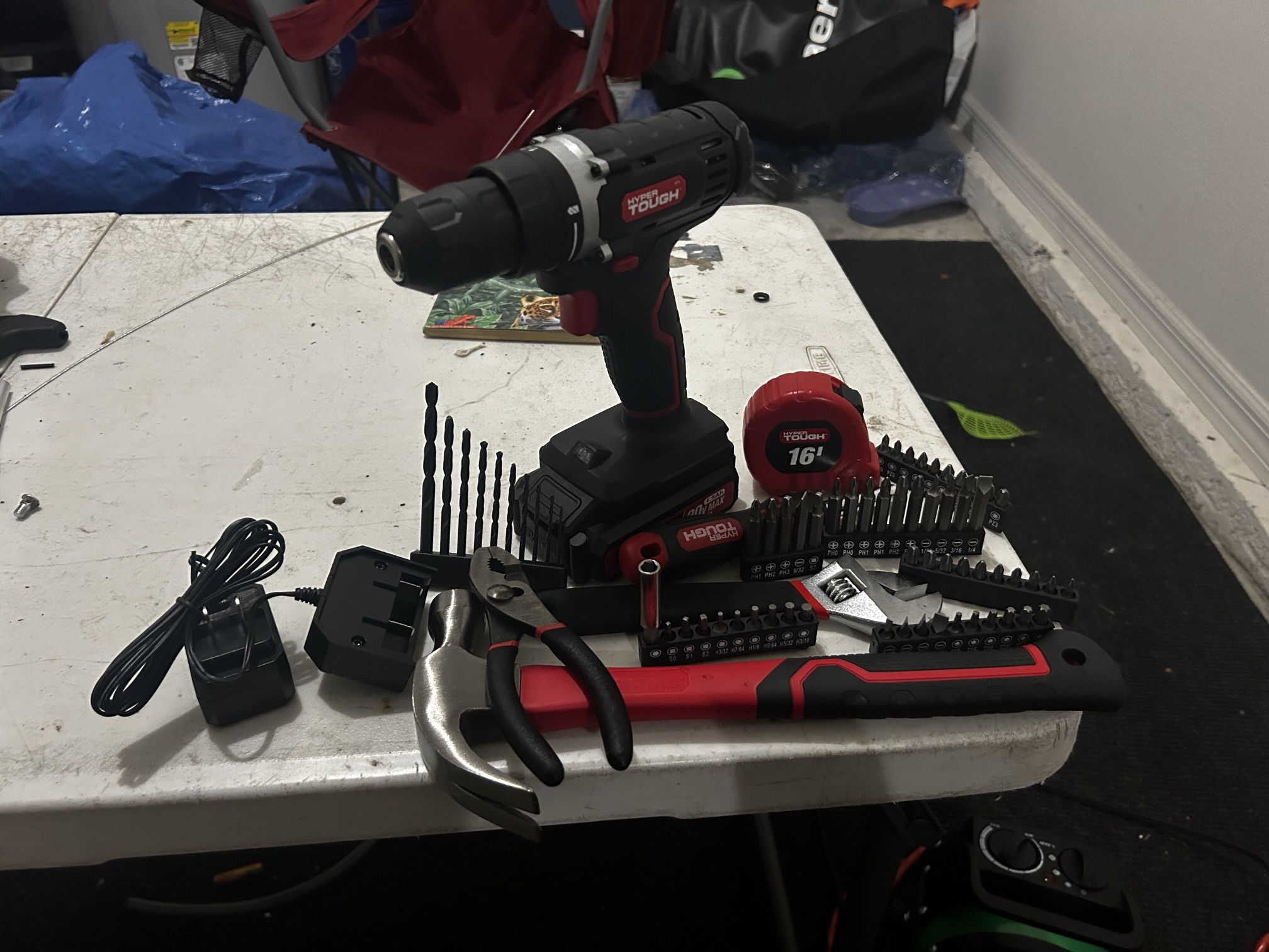 Brand New Drill And Drill Bits Plus More 