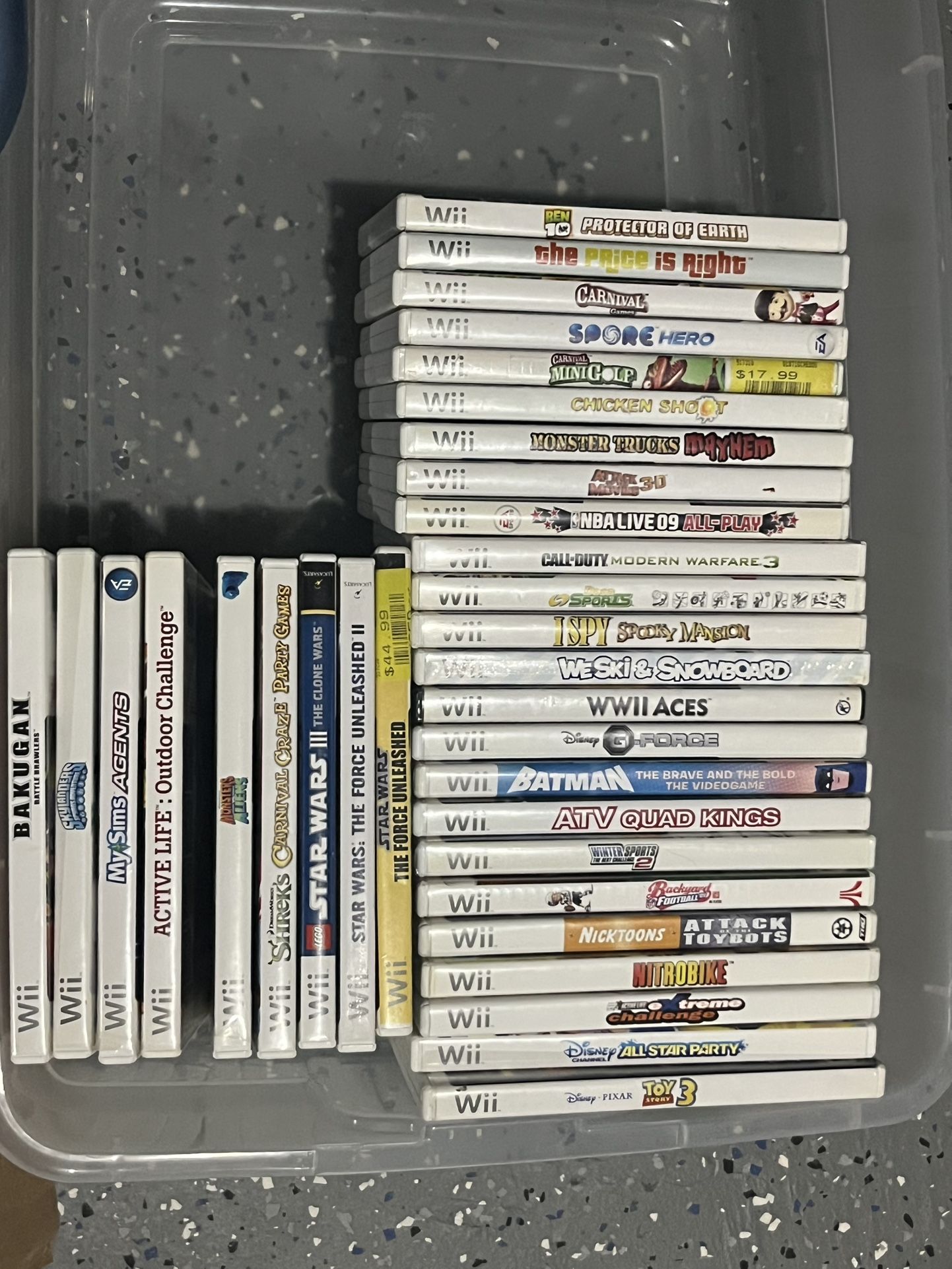 Huge Nintendo Wii Game Lot - 31 Games