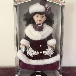 Victorian Porcelain Doll By Melissa Jane 17 In.