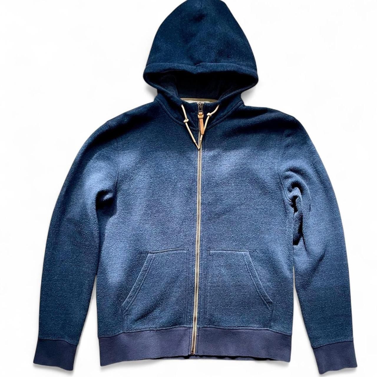 NEW!!! Men’s H&M Navy Blue Zip-up Jacket 100% Cotton Size Large