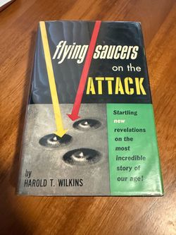 Flying Saucers on the Attack - HC - Harold Wilkins - RARE