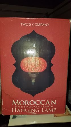 Moroccan hanging lamps x2