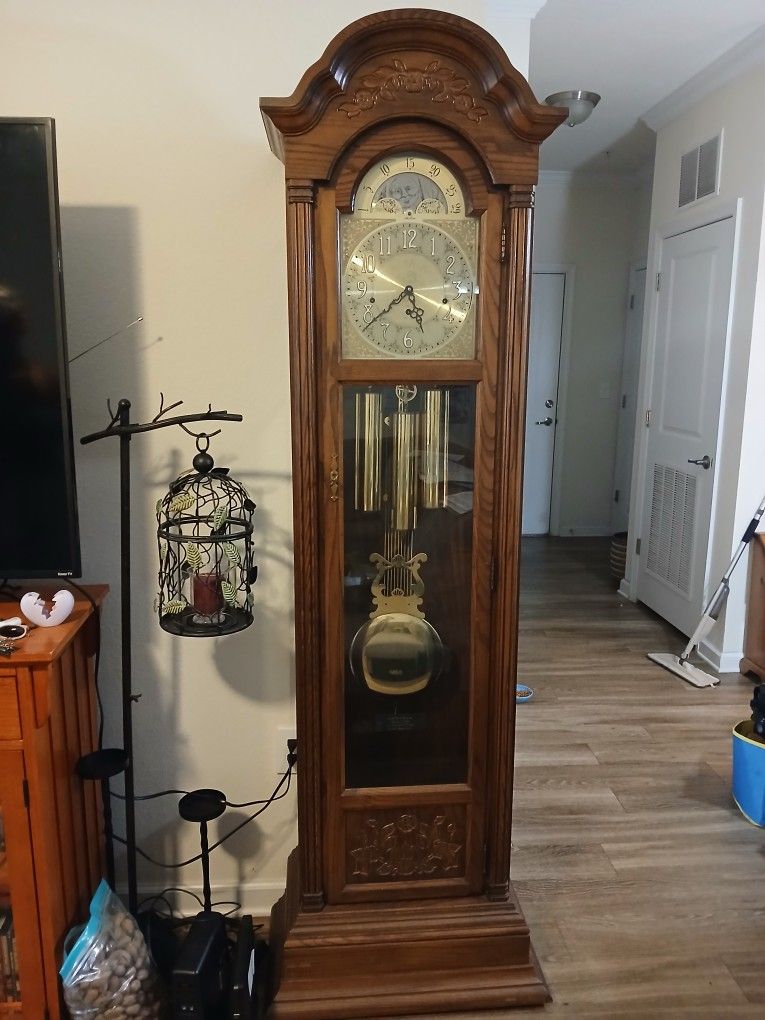 Vintage Seth Thomas Grandfather Clock