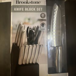 knife set, new.
