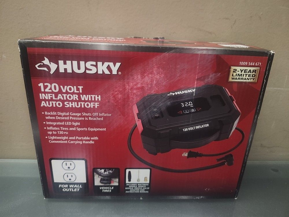 BRAND NEW HUSKEY 120 VOLT INFLATOR 1009 544 671