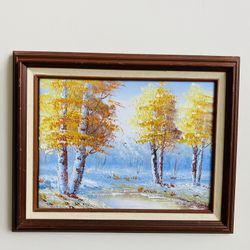 Great Valentine Gift! Antique Beautiful Stylish Piece of Art. Beautiful colors. Oil on canvas. Nice wood frame. 20.5”x 16.5”. Like new. Frankly, I am 