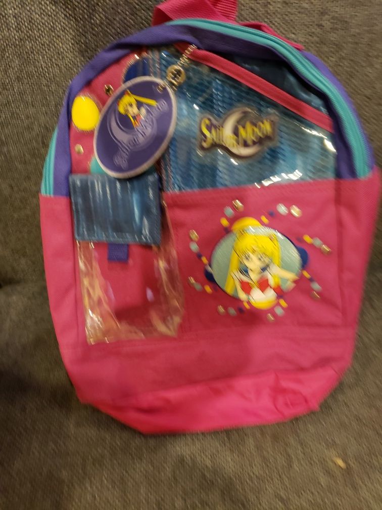 Childs Pink Sailor Moon backpack