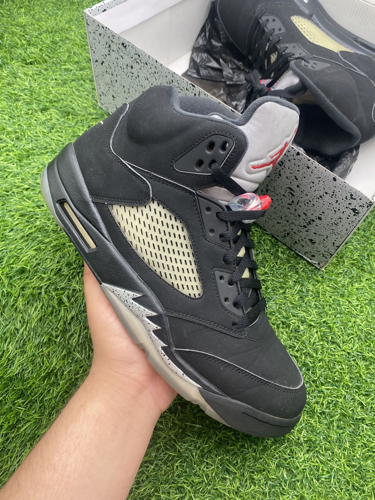 Jordan 5 “Metallic Black” Size 12M