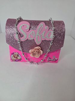Barbie theme candy purse