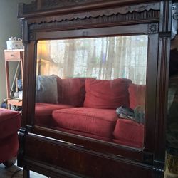 ANTIQUE  EASTLAKE  SWIVEL MIRROR