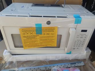 NEW GE  WHITE MICROWAVE OVEN THE RANGE