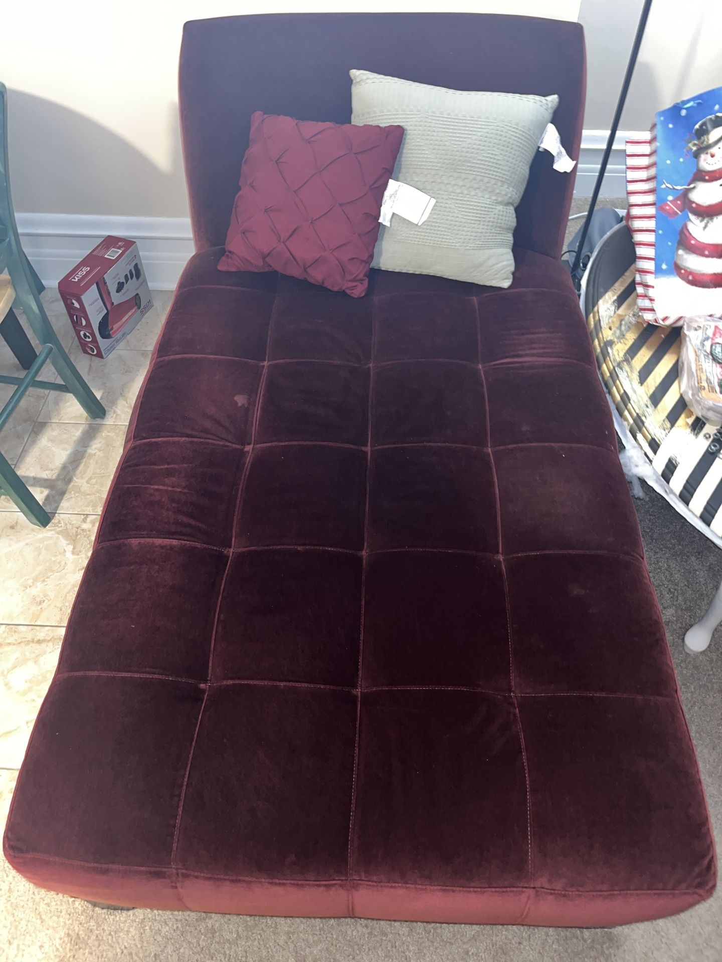 Burgundy Futon