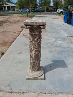 Decorative Stone Column Pedestal