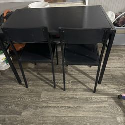 Kitchen Table  Chairs And Bench 