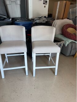Set  of two counter height stools
