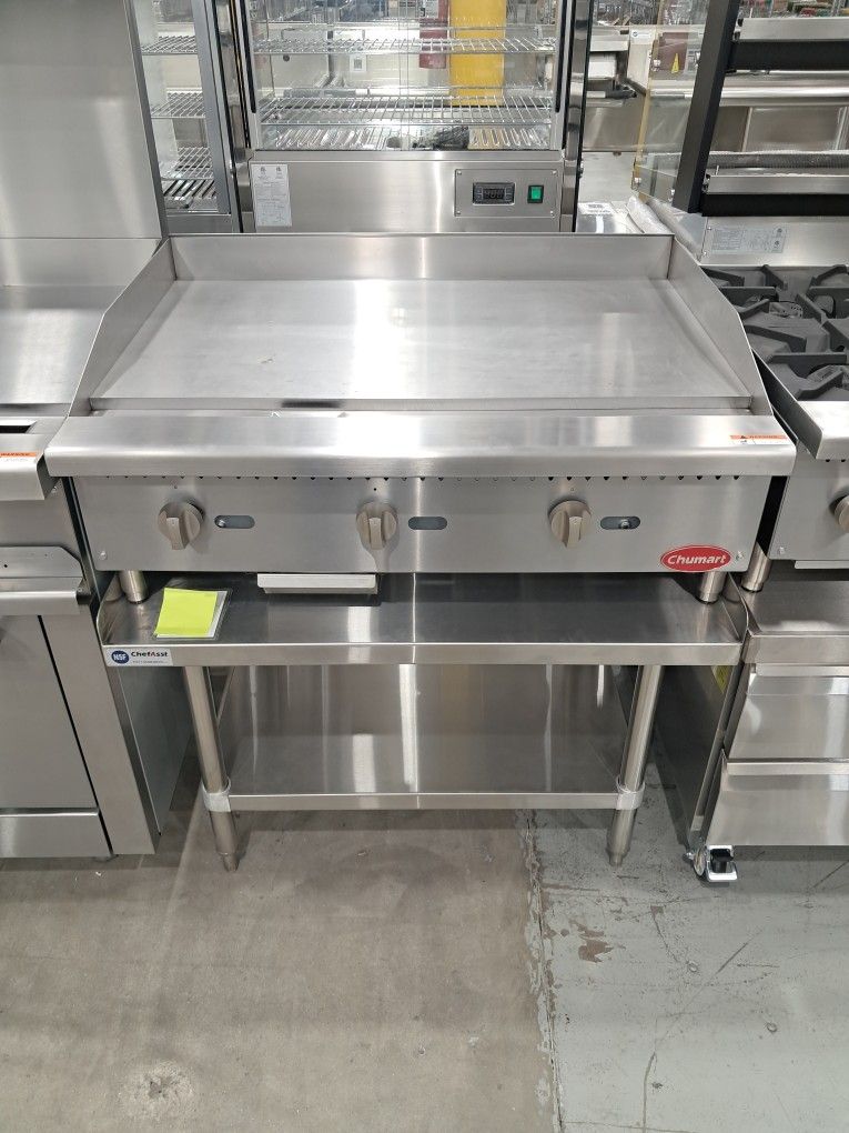 48" Griddle Plancha NSF New Warranty Español