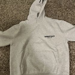 Essentials Hoodie Light Grey Medium