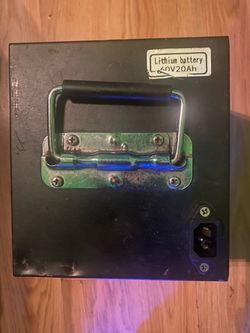 Lithium battery with a lithium charger