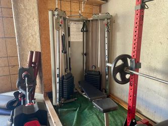 Folding Functional Trainer Compact and Portable Home Gym