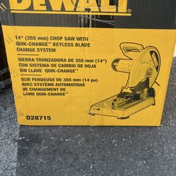 14" CHOP SAW  Dewalt 