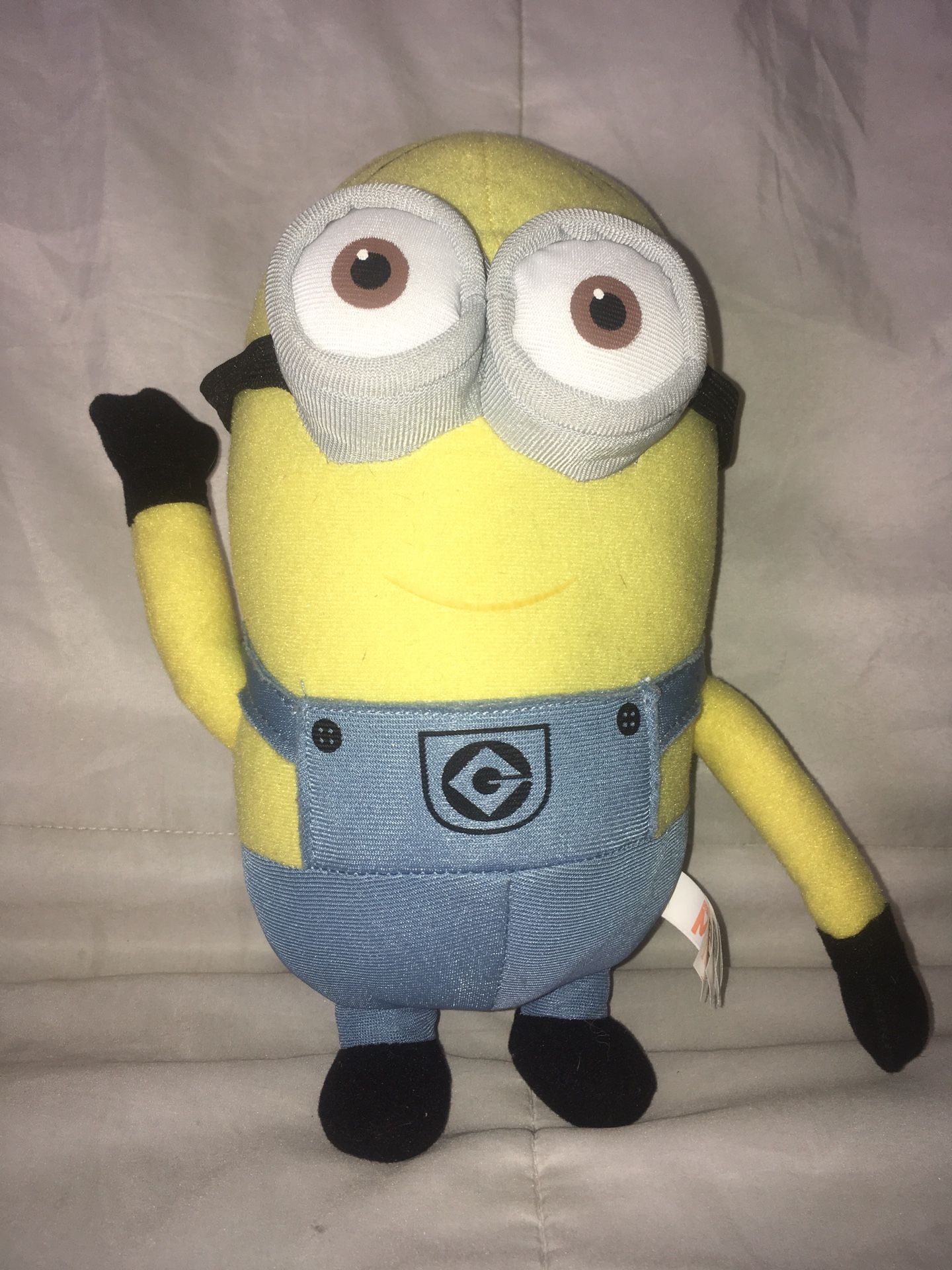 Despicable ME! Stuffed waving Minion. Minion Made :)