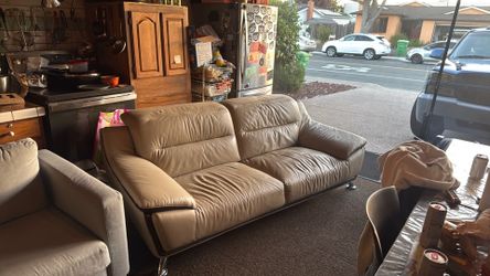 Leather sofa
