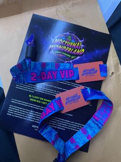 2 VIP TICKETS FOR NOCTURNAL WONDERLAND