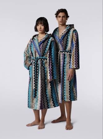 NEW Missoni Robe Giacomo Hooded Bathrobe