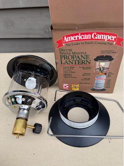 Propane lantern camping hiking