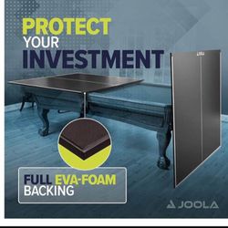 JOOLA Table Tennis Conversion Top with Net Set - Full Sized MDF Ping Pong Table Top for Pool Table -