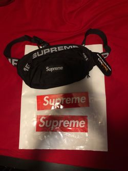 Supreme Ss18 Black Fanny Pack