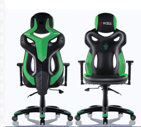 EDWELL 4D Racing Gaming Chair Adjustable PU Leather Office Chair