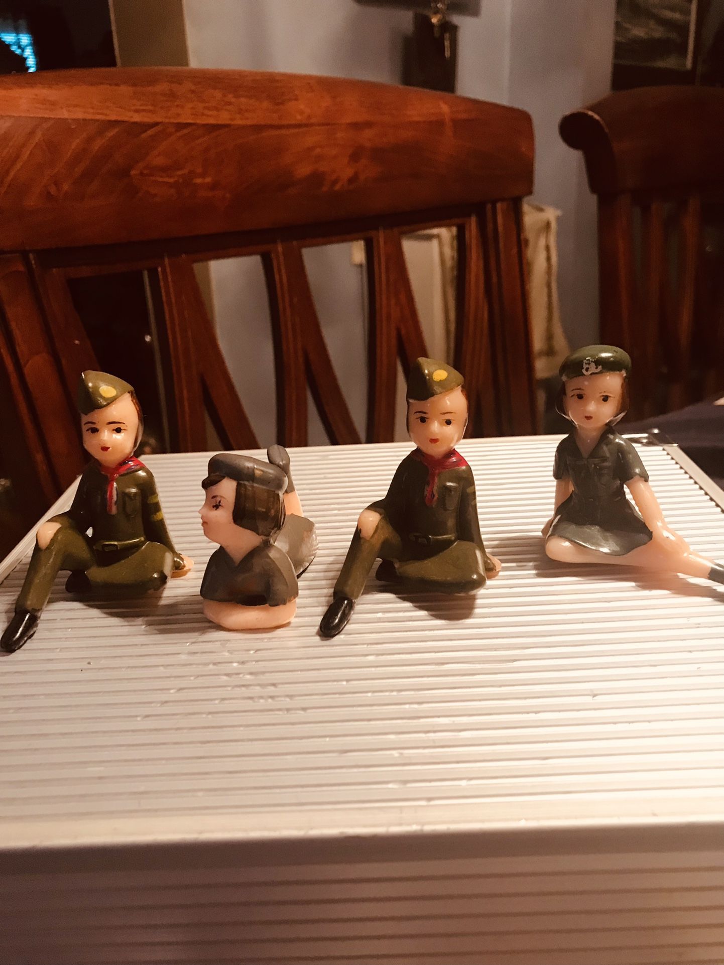 Vintage Wilton Girl Scout Cake Toppers Made In Hong Kong
