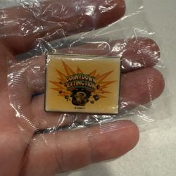 Disney 1998 Press Event Cast Member Countdown to Extinction Pre-Opening Pin