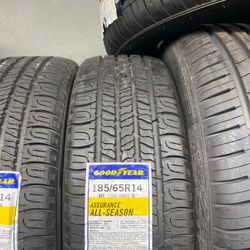 185/65R14 Goodyear A/S - 4 NEW Tires 4 Llantas NUEVAS